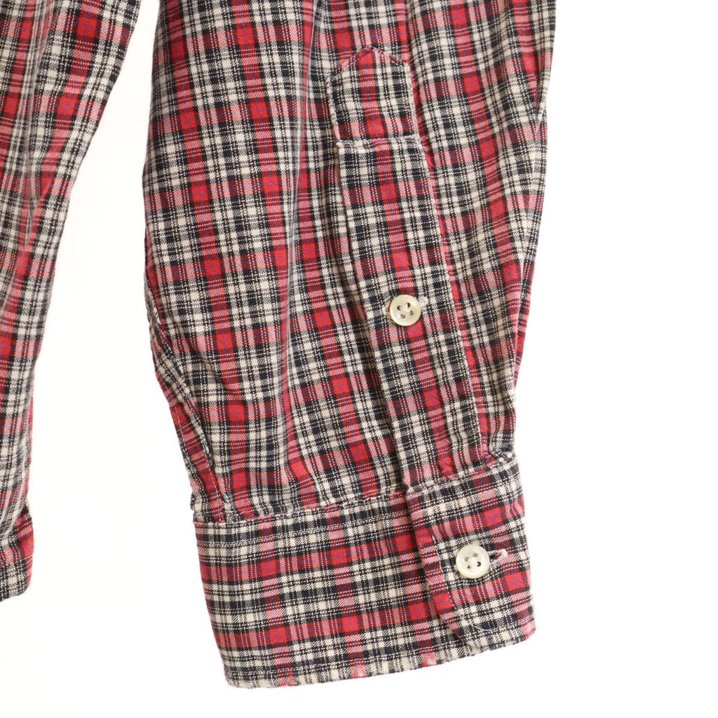 Polo by Ralph Lauren 90s Old Canadian Check Pattern Long Sleeve Button Down Shirt Men's Used
