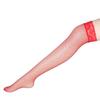 Lace Fishnet Thigh High Stockings - Sexy Over-the-Knee Black Lingerie