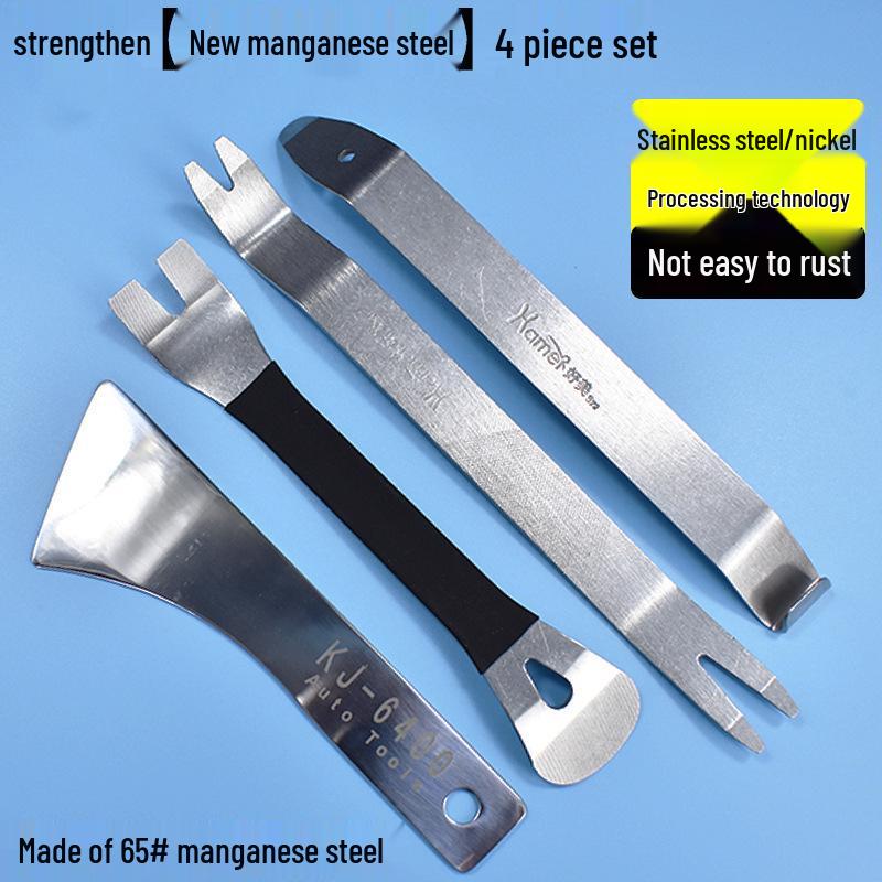 Nerezová sada páčidel a nástrojů pro demontáž čalounění interiéru automobilu