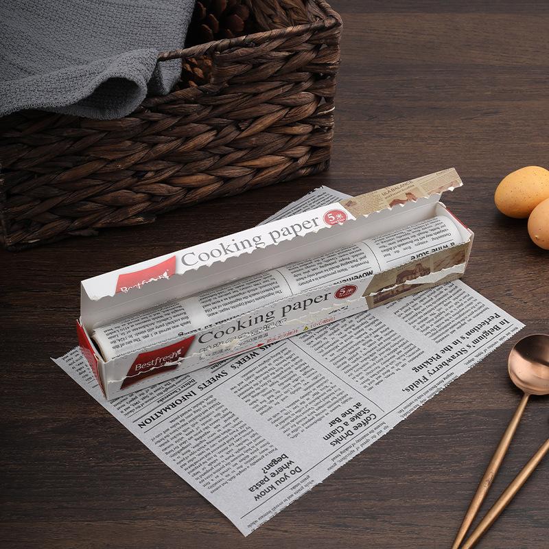 5 m * 30 cm Pergamentpapier, fettbeständig, Korbeinlage, Ölpapier, Brot, Sandwich, Burger, Pommes frites, Wrapper, Backwerkzeuge