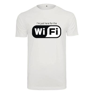Unisex T-Shirt - I'm Just Here for the Wi-Fi - Novelty Funny Humour Secret Santa