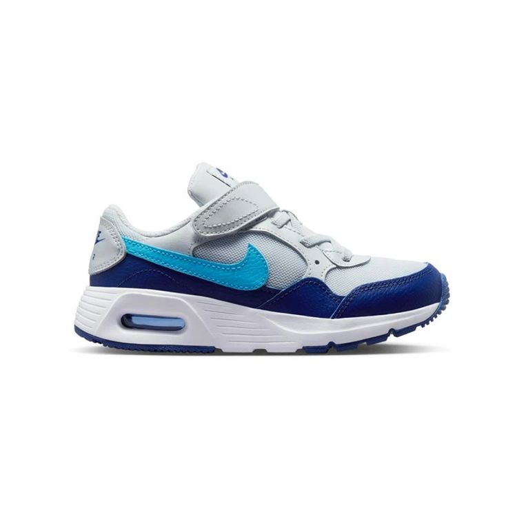 Nike Air Max SC PS Pure Platinum Blue Lightning Kids Sneakers Grey White Deep-Royal-Blue CZ5356-011
