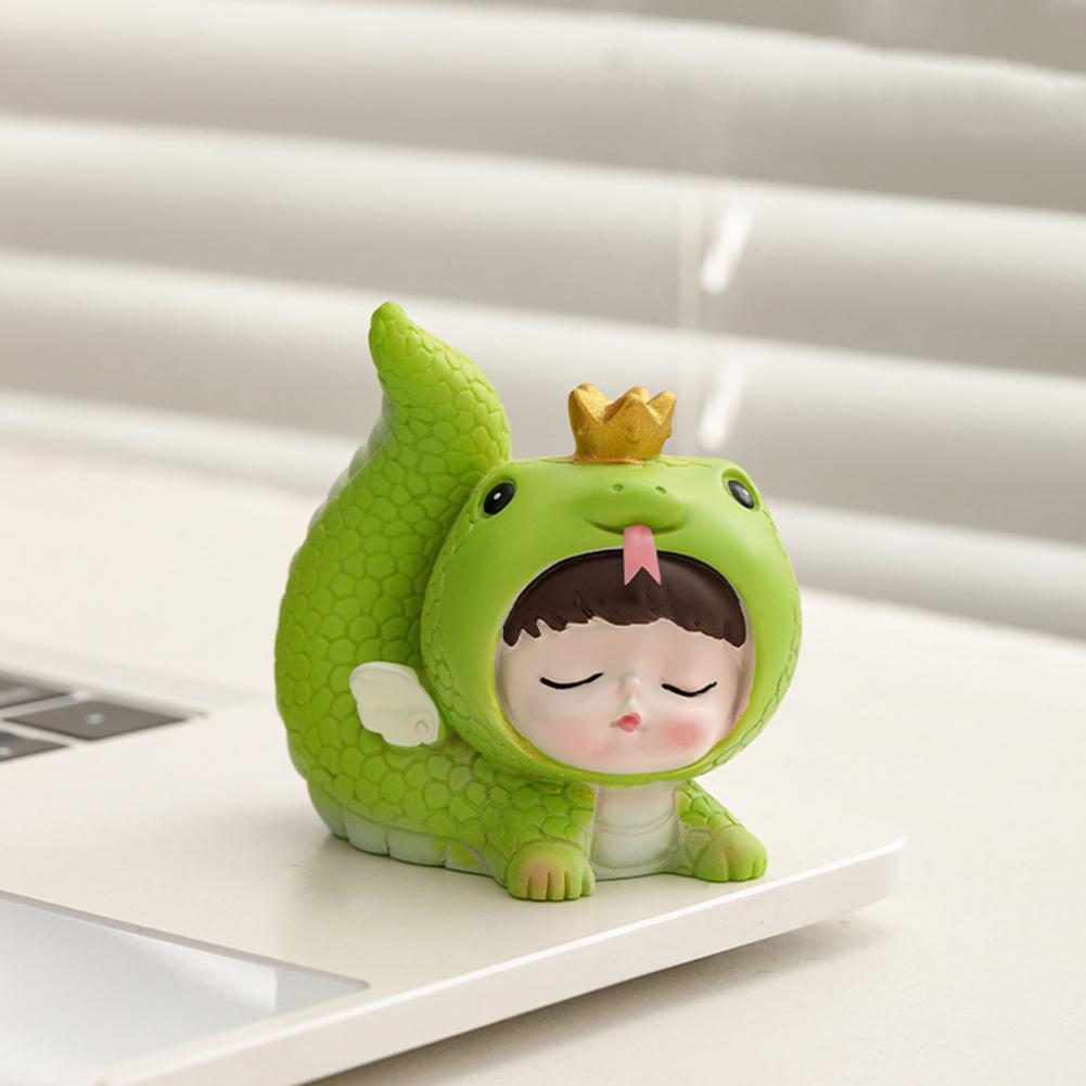 High-quality Snake Sculpture Cute Snake Decor Chinese New Year Snake Figurine Set for Home Baking Decor Resin Zodiac for 2025