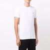 Emporio Armani Solid Logo Patch Short Sleeve T-Shirt Men tops White 8N1TQ61JRGZ0100