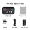 M22 HUD per Auto Head Up Display Universale Digitale GPS Tachimetro HD LCD Proiezione su Vetro Parabrezza Proiettore Per Tutte le Auto