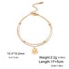 Cazador Cute Cat Kitten Head Bracelet for Women Stainless Steel Animal Double Chain Bracelet On Hand Jewelry Gift Wholesale 2026