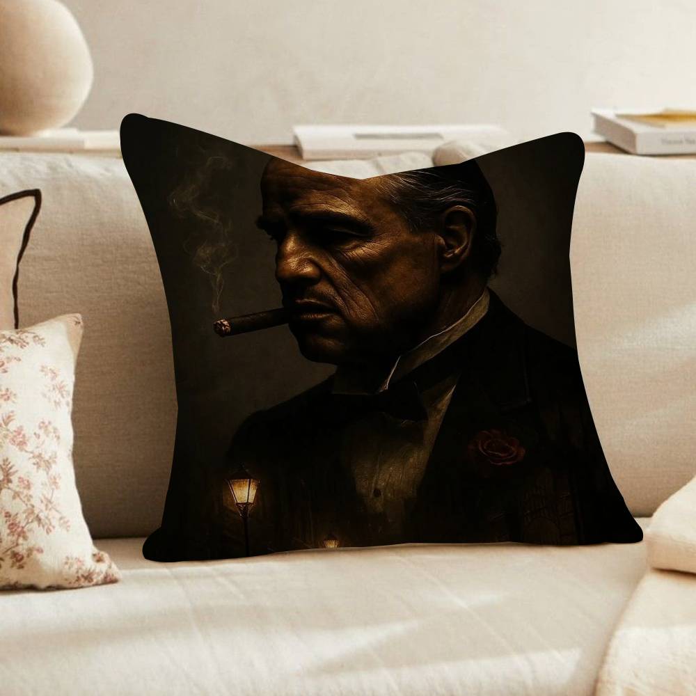 Classic Movie Gangsters The Godfather Personalized Pillow Cover Kids Bedroom Wild Party Decor Pillowcase Birthday shower Gift