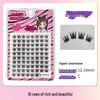 10-Row Autumn Leaf & Sunflower Faux Eyelashes - Flat, Glue-Free