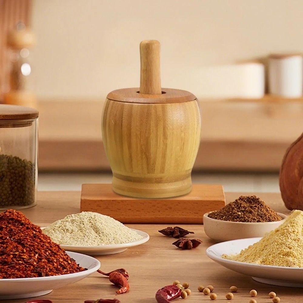 Effortless Grinding Manual Spice Crusher Splash-proof Garlic Masher  Restaurant Kitchen