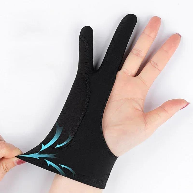 Two-Fingers Anti-fouling Anti-touch Painting Glove For Drawing Golve Anti-Fouling For Tablet IPad Screen Board Right/Left Glove