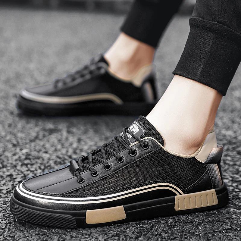 Fashion Big Size 47 Men Running Shoes Mesh Skateboard Breathable Comfortable Luxury Casual Sneakers Men Tenis Masculino Footwear Male