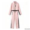 2025 Spring Collection: Women's European & American Style Waterproof Ski Jumpsuit - Warm and Fashionable
