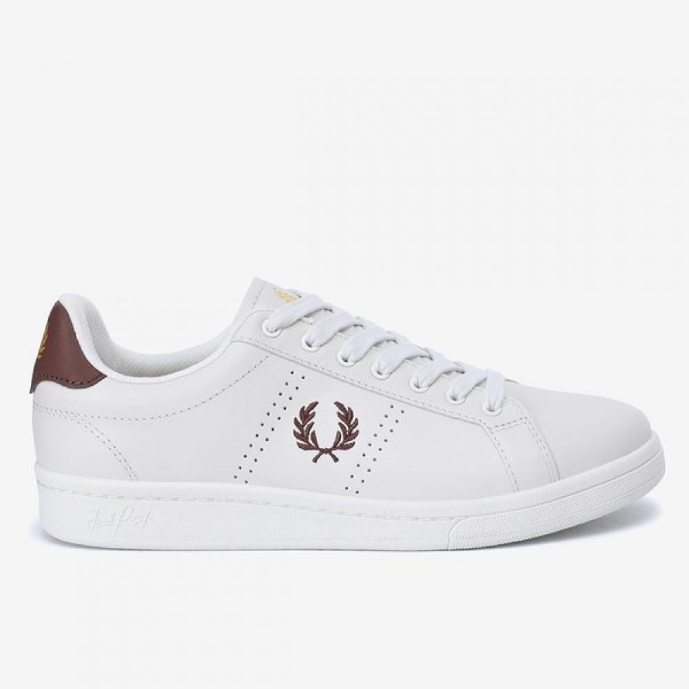 

Fred Perry B721 Leather Mens White Sneakers Sfpm2416312 U59 290