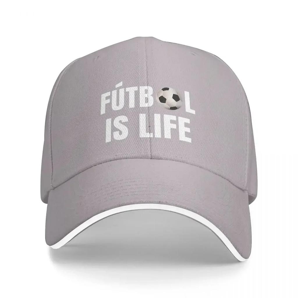 Futbol Is Life Soccer Lover Football Fan Cap Fashion Casual Baseball Caps Adjustable Hat Hip Hop Summer Unisex Baseball Hat