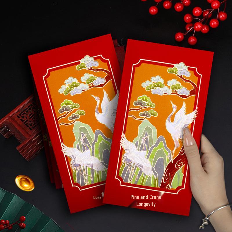 2026 Year of the Horse High-End Creative Red Lai See Envelopes