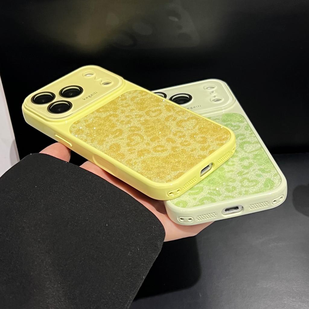 Luxury Leopard Print Phone Case For iPhone 13 14 15 16 17 Pro Max Shockproof Bumber Cases Cover