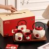 Keramischreliëf Appels Water Set