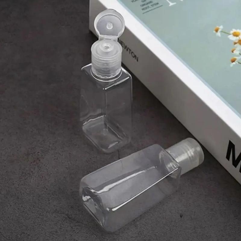 30ML Empty Refillable Bottle Flip Cap Portable Trapezoidal Plastic Bottles Travel Bottle Cosmetic Lotion Squeeze Bottles