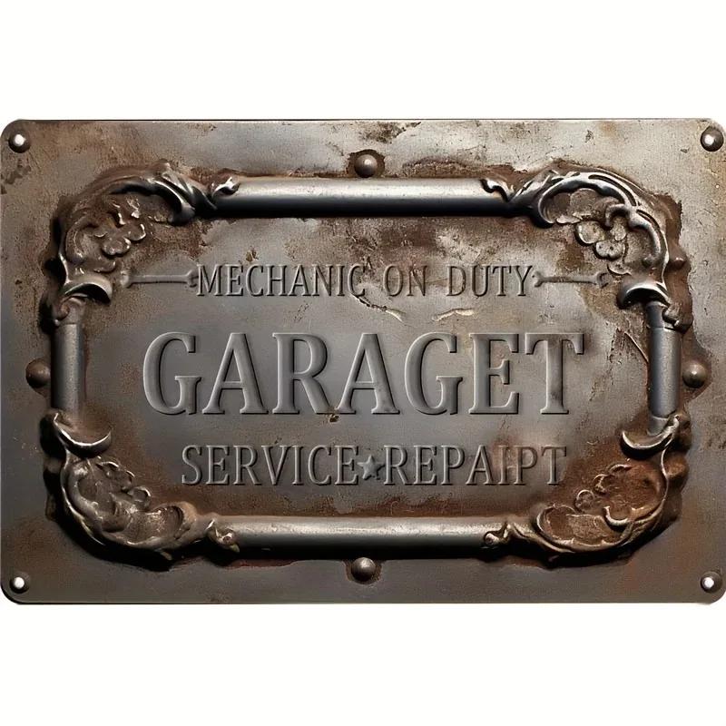 Metall Aluminium Schild Poster Haustor Badezimmer Wandplakette Dekoration Retro Shabby Schild Geprägter Stil Handwerk Blech Malerei