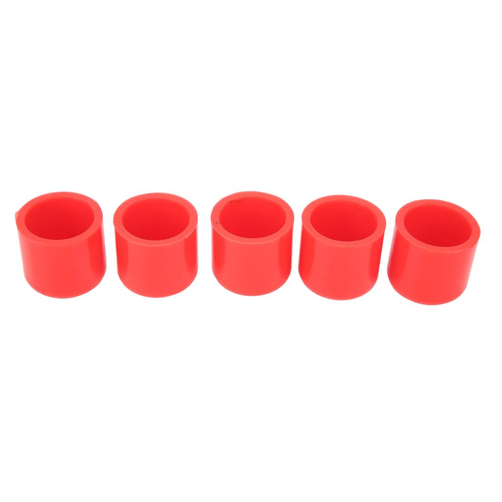 5pcs Silicone Blanking Cap 30mm Flexible Wear Resistant Universal Intake Vacuum Hose Plug Red