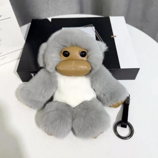 Monkey Doll Plush Toy Soft Cuddly Three-Dimensional Lucky Long Arm Monkey Doll Car Hanging Ornament