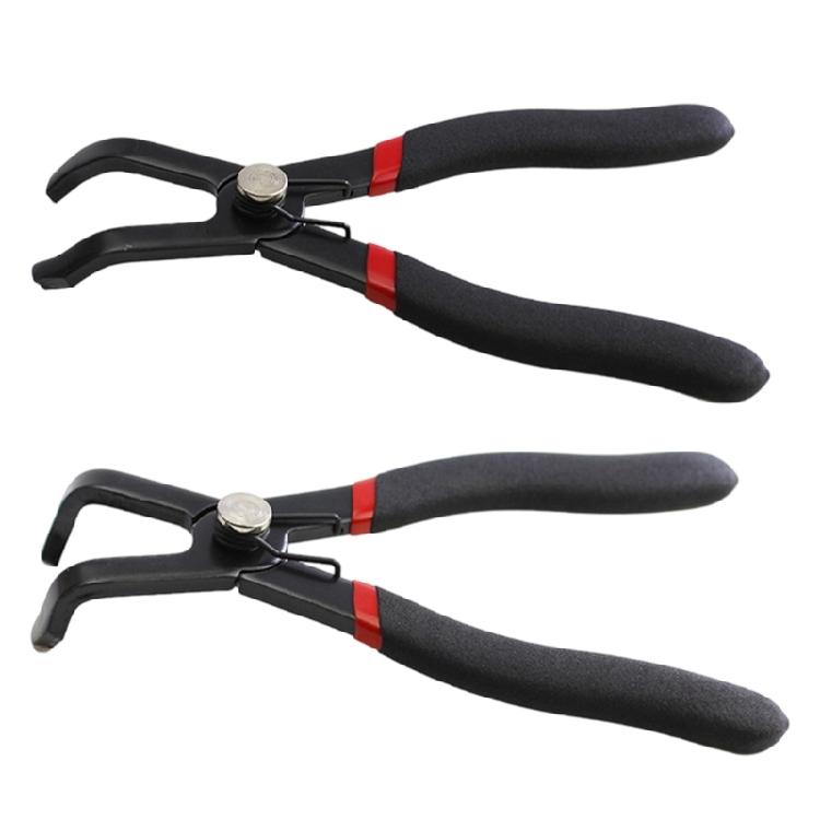 

Набор плоскогубцев для снятия пистонов, 30° и 80°, подпружиненные, эргономичные для снижения утомляемости, высокоуглеродистая сталь чёрный