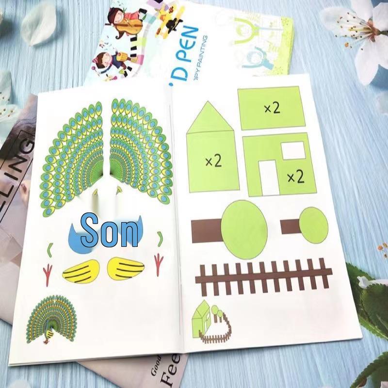 3D Printing Pen Creative Doodle Kit: Includes 13 Paper Molds & 40 Template Sheets for Drawing