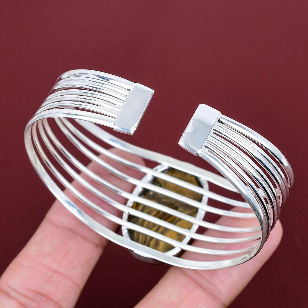 Ethopian Opal In Boulder Opal Bangle 925 Sterling Silver Cuff Bracelet Adjustable Bangle Gemstone Jewelry for Gifts Handmade Designer Bangle