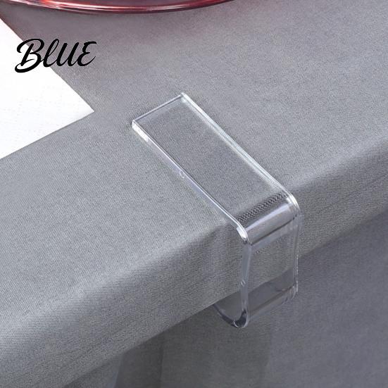 Table Skirt Fasteners Windproof Christmas Transparent Elastic Tablecloth Clips 24 Pcs Thickened Anti-slip Home Clear