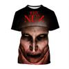 Magliette Grafiche Film Horror The Nun Stampa 3D Uomo/Donna Manica Corta Girocollo T-shirt Oversize Streetwear Harajuku Magliette Y2k Top