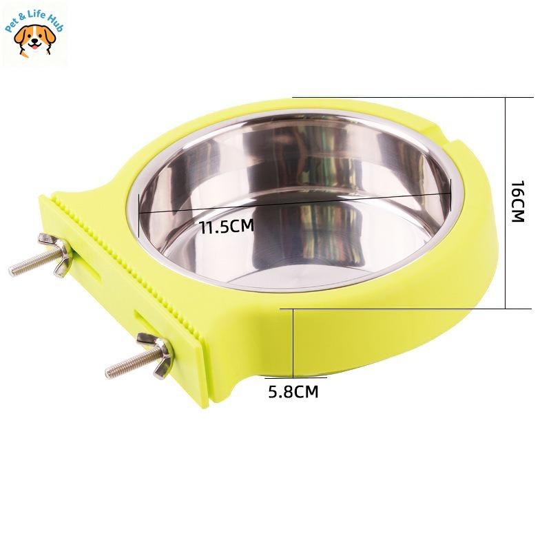 New model stainless steel dog bowls Wall-mountedpet bowl Prevent the cat bowl from tipping over pet supplies pet feeder
