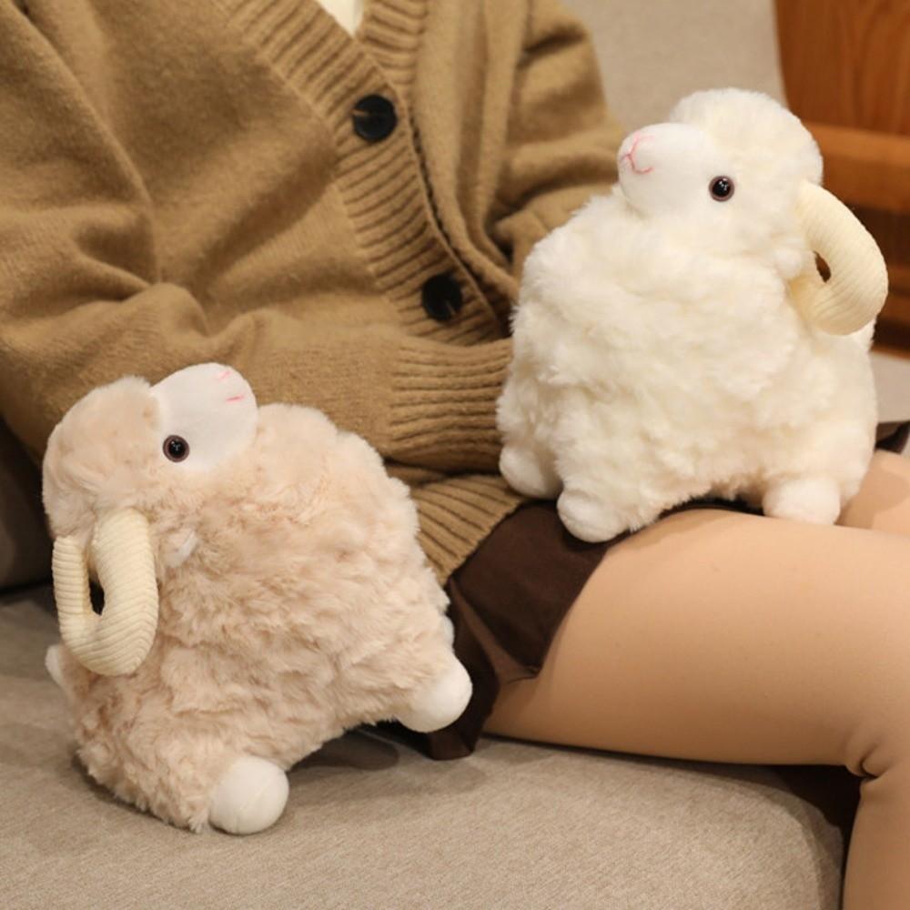 Cartoon Sheep Plush Doll Simulation Animal Fluffty Doll Creative Lamb Plush Toy Birthday Gift