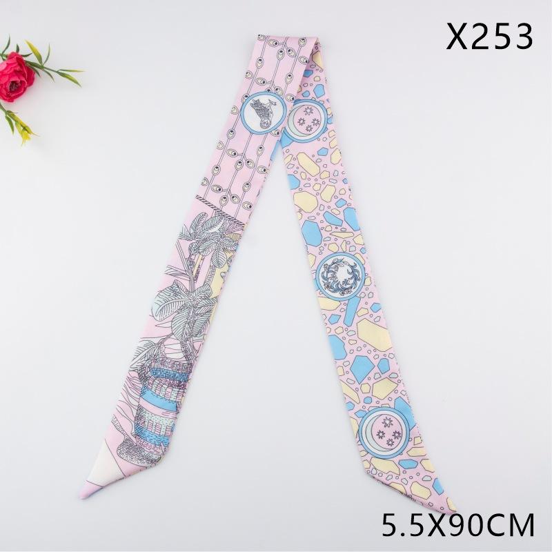 Seidentuch Schleife für Tasche Lang Vielseitig Streamer Gebundenes Haar Damenband Haarschmuck Stirnband