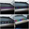 Colorful acrylic car interior cold light ambient light without wiring, modified decorative car sound control music light strip