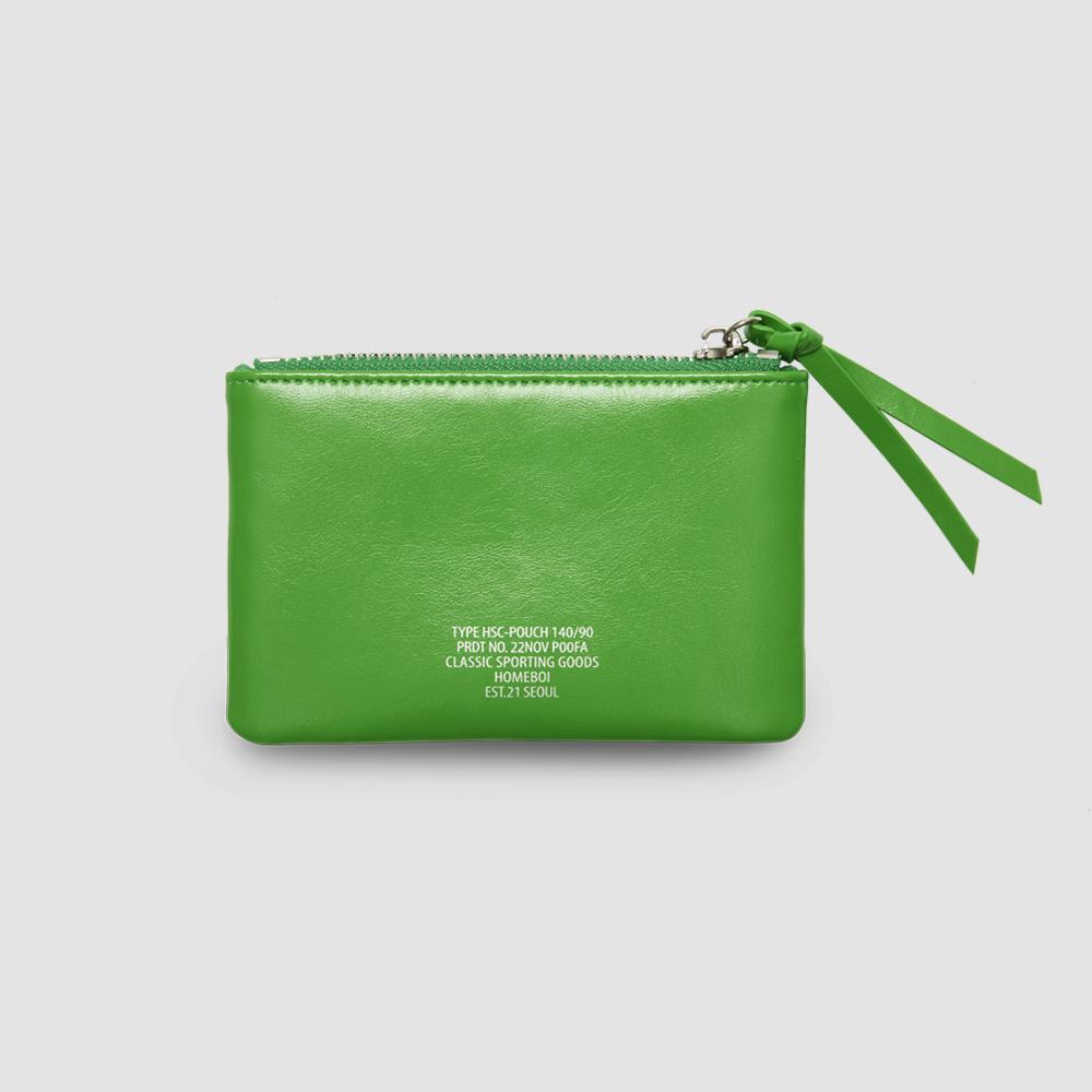Homeboi Sport Club Pouch Wallet (Cowhide Pouch Wallet) - Green