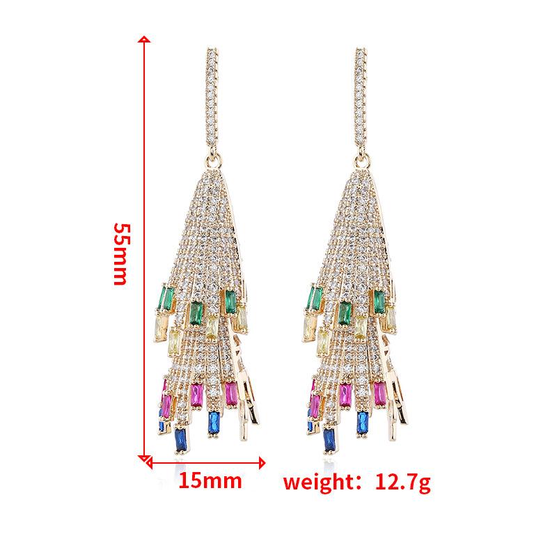 Meier Baroque heavy industry stereo group fashioneasiest for match full diamond earrings earrings разноцветный