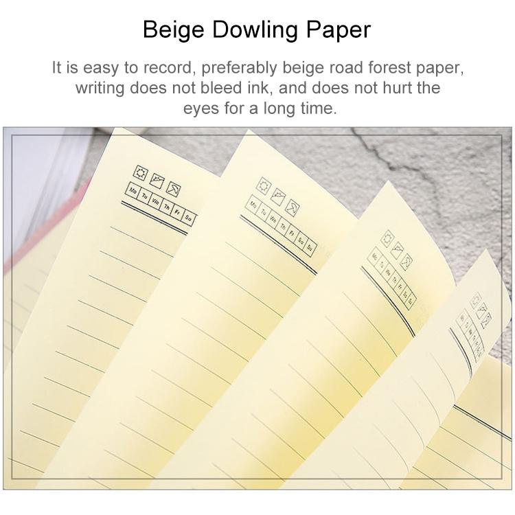 A5 Marble Texture Retro Password Lock Notebook Multifunctional Student Handbook Notepad