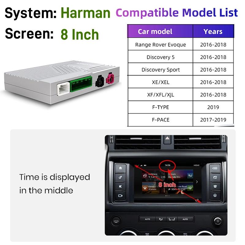 

Беспроводной CarPlay Android Auto комплект для дооснащения декодер CarPlay интерфейс для Lander Rover Jaguar Ranger Rover Evoque Discovery 5