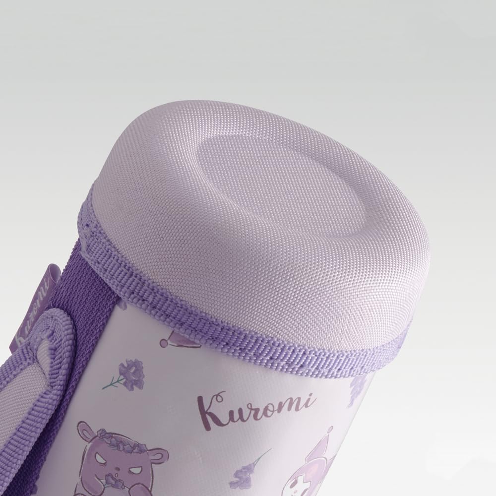 Bouteille d'eau potable Skater Sports Bottle Direct 990 ml avec couvercle de bouteille Couronne de fleurs Kuromi Sanrio KSDC10S-A