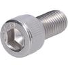 Hex Bolt, 1.25mm Fine Pitch M10 4Pcs Socket Cap Screw Bright Finish A2-70 Stainless Steel for Construction for DIY Jobs for Automotive