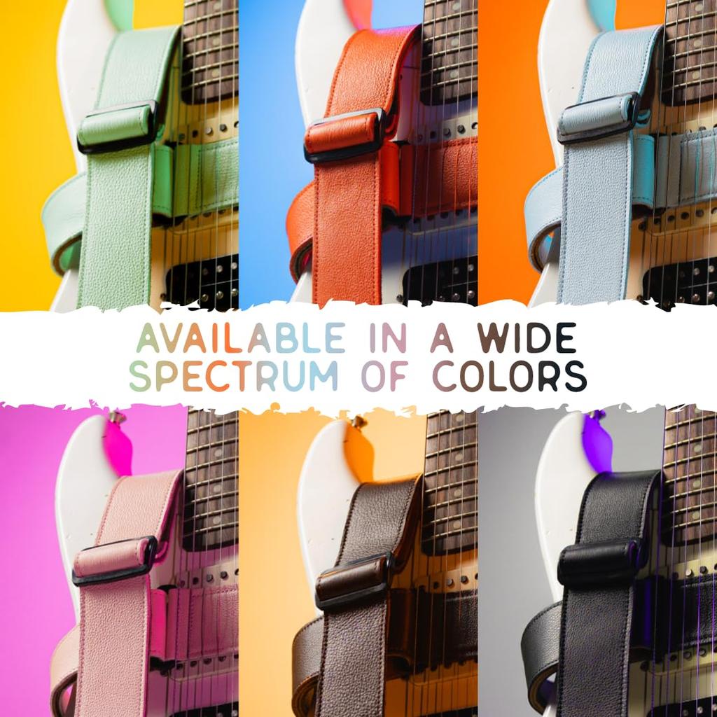 Leathers Suede Leather Guitar Dark Brown Levy's Strap,