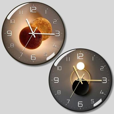 שעון קוורץ שקט 8 אינץ' שעון תלוי שעון קיר לא מתקתק חדר שינה