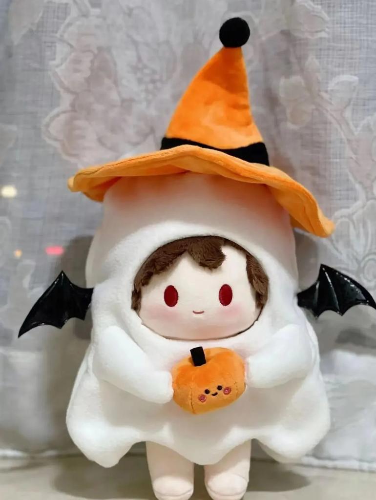 Halloween Pumpkin 10Cm Cotton Doll Clothes Replacement Accessories Stuffed Plush Doll Stuffed Clothes Send Friends Xmas Gifts