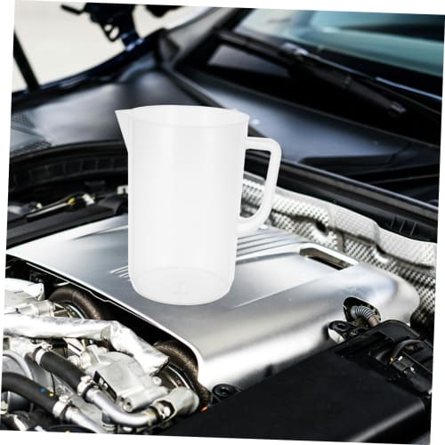 Luxshiny 3000ml Measuring Pitcher - Large Plastic Measuring Cup, Mixing Pitcher, Pouring Cup, Measuring Jug, Liquid Beaker with Handle and Spout for O