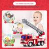 Literary Car Play: Fire Truck Simulation Toy with Sound, Light & Story – Inertial Ladder Truck for Kids