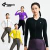 Lampaida Women's Warm Fleece Cycling Jersey - Midnight, Tight Fit, Short Design for Autumn/Winter Road Biking