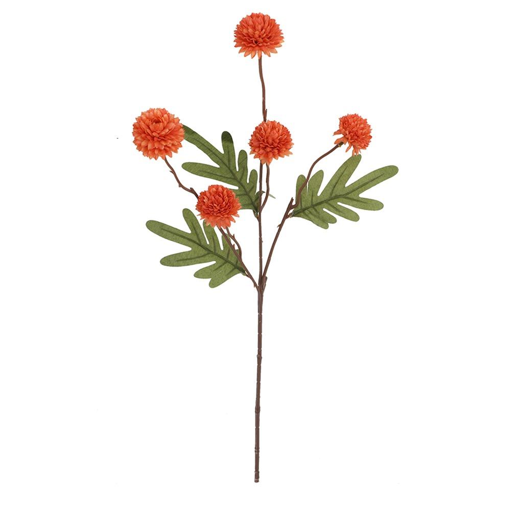 4pcs Plastic Artificial Small Thorn Ball Flowers Real Touch Fake Flowers Lifelike