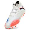 Future 8 Ultimate Soccer Shoes Unisex White Red 108584-01