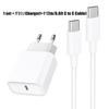 PD 20W Fast Charger For iPhone 16 15Pro Max Plus Fast Charging Cable For Apple iPhone Charger Plug Phone Accessory