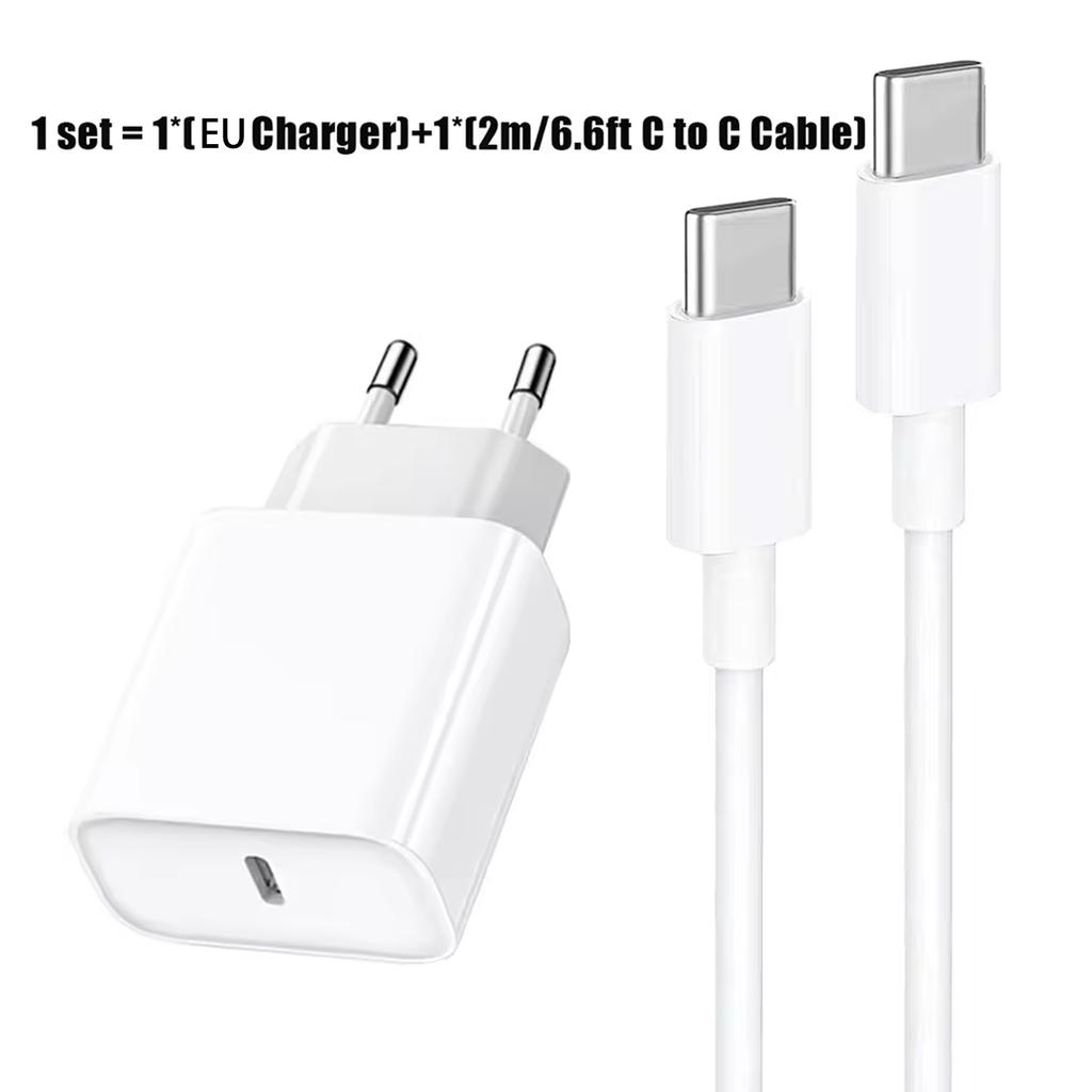 PD 20W Fast Charger For iPhone 16 15Pro Max Plus Fast Charging Cable For Apple iPhone Charger Plug Phone Accessory